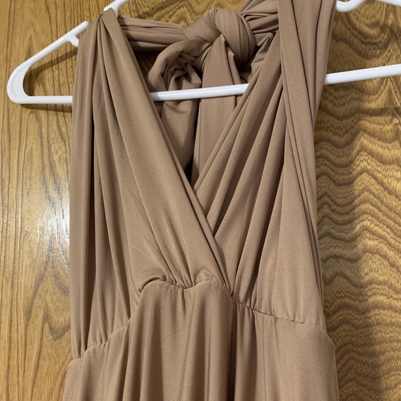 Convertible Champagne Dress - Picture 3 of 6